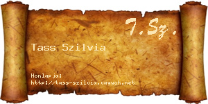 Tass Szilvia névjegykártya